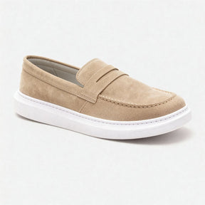 Sapato Mocassim Masculino Loafer Areia Viego