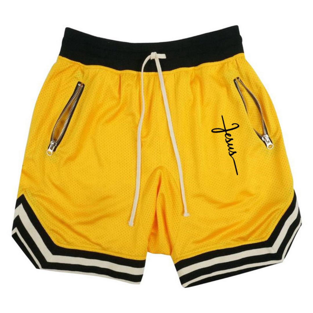 Short Masculino para Academia Ultra Fast Viego Amarelo Loja Viego