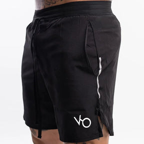 Shorts Academia Masculino Modelo VQ Preto Loja Viego short short de academia short masculino short masculino esportivo Shorts Academia Masculino GYM