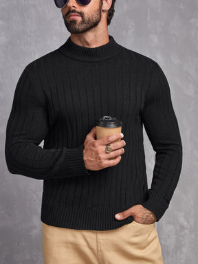 Suéter Masculino Gola Alta Preto Atlas Loja Viego pulôver suéter casual suéter durável suéter estiloso suéter listrado Suéter Masculino Suéter Masculino Gola Alta Preto Atlas Suéter Masculino Marrom Casual Everyday suéter masculino urban suéter para dia a dia suéter para frio