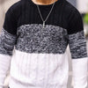 Suéter Masculino Preto Listrado Alfa