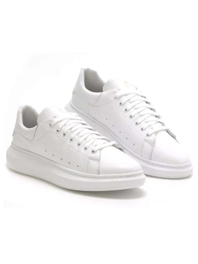 Tênis Branco Masculino Modelo Basic Loja Viego tenis branco tenis branco masculino tenis branco masculino casual tênis branco masculino barato Tênis Branco Masculino Modelo Basic tênis todo branco masculino