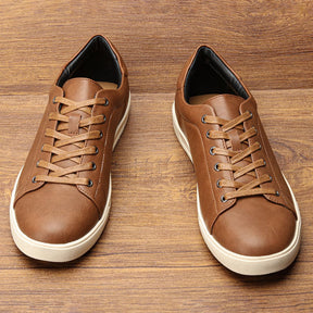 Tênis Sapatenis Masculino Casual Marrom Tracing Loja Viego