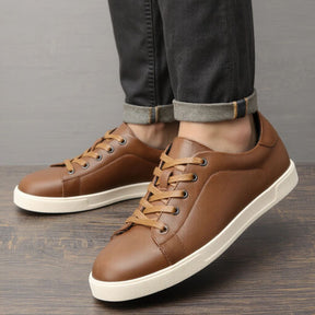 Tênis Sapatenis Masculino Casual Marrom Tracing Loja Viego