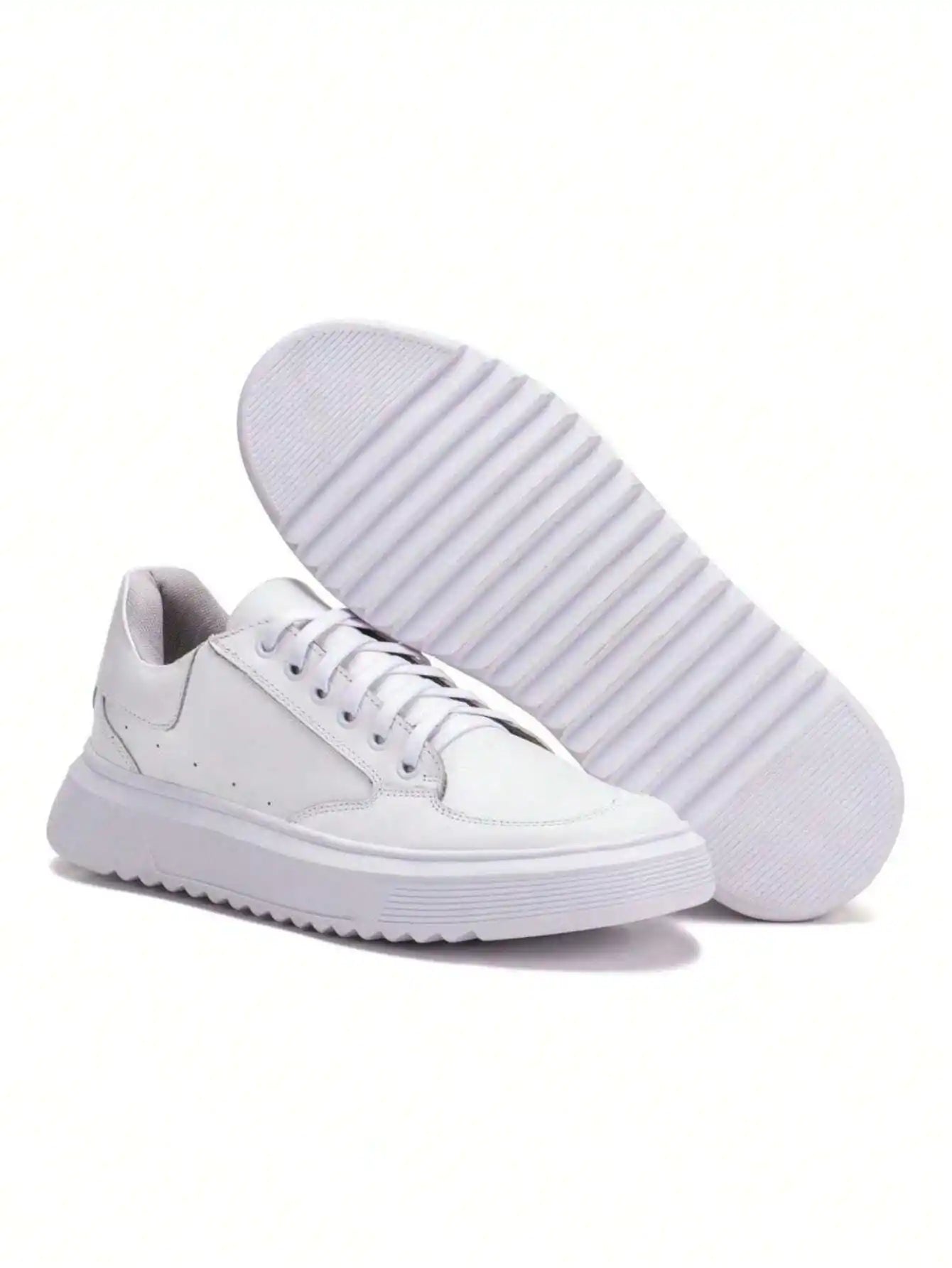 Tênis Branco Masculino Casual Sola Alta Loja Viego tenis branco tenis branco masculino tenis branco masculino casual tenis masculino tenis masculino casual tenis masculino retro Tênis Tênis Branco Masculino Casual Sola Alta