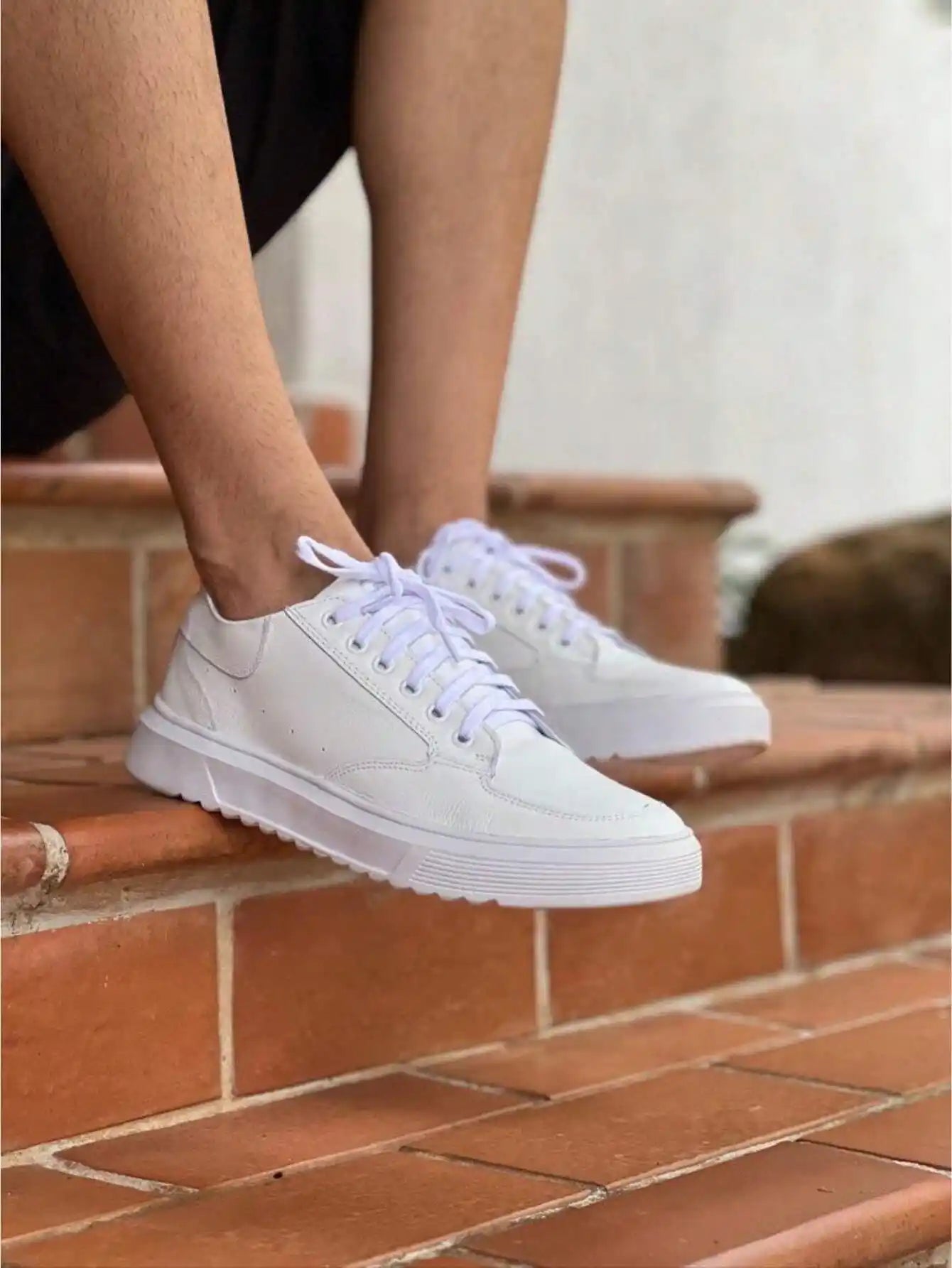 Tênis Branco Masculino Casual Sola Alta Loja Viego tenis branco tenis branco masculino tenis branco masculino casual tenis masculino tenis masculino casual tenis masculino retro Tênis Tênis Branco Masculino Casual Sola Alta