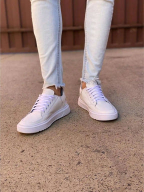 Tênis Branco Masculino Casual Sola Alta Loja Viego tenis branco tenis branco masculino tenis branco masculino casual tenis masculino tenis masculino casual tenis masculino retro Tênis Tênis Branco Masculino Casual Sola Alta