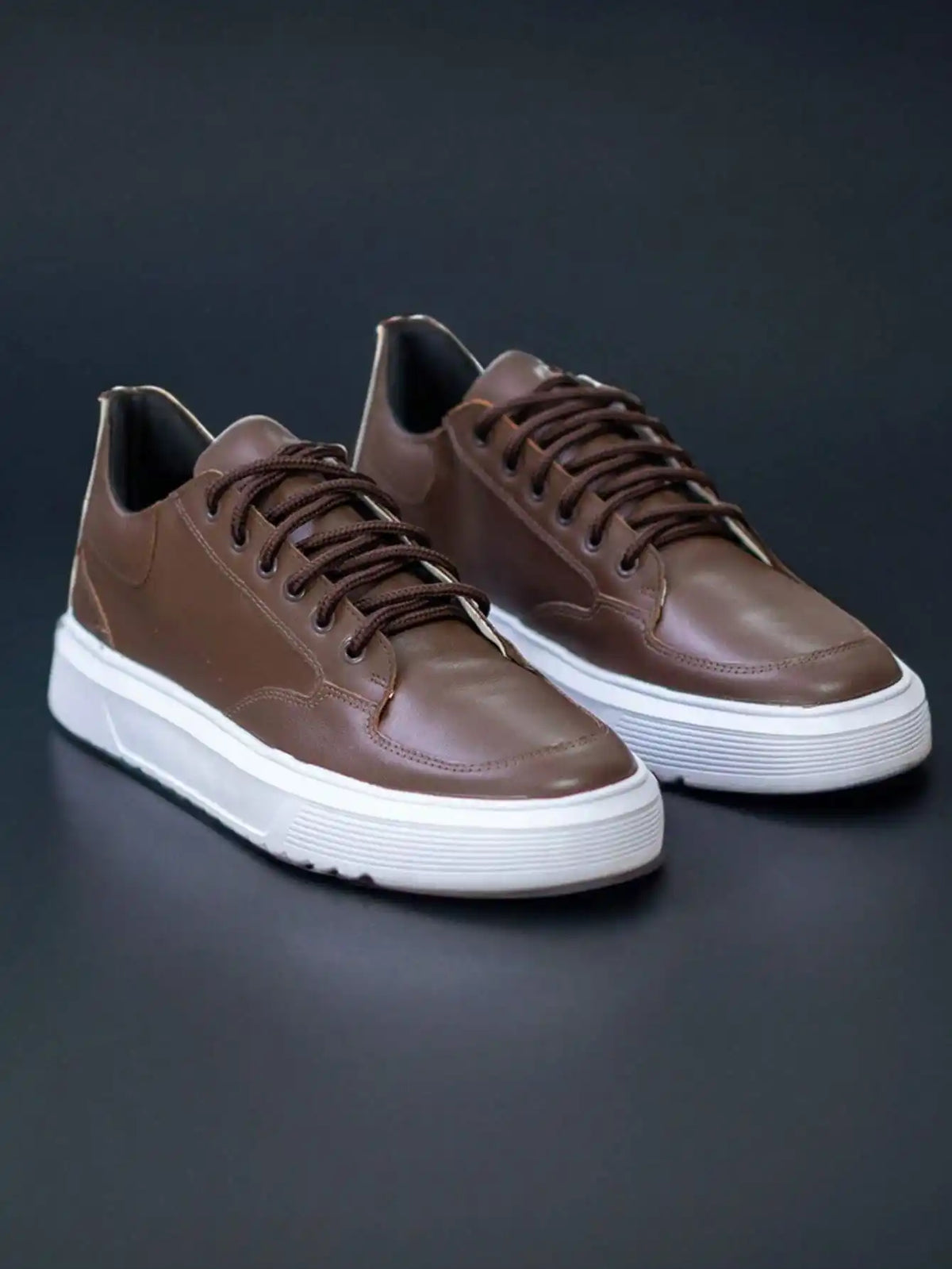 Tênis Masculino Casual Marrom Elegance Loja Viego tenis masculino tenis masculino casual tenis masculino retro Tênis Tênis Masculino Casual Marrom Elegance