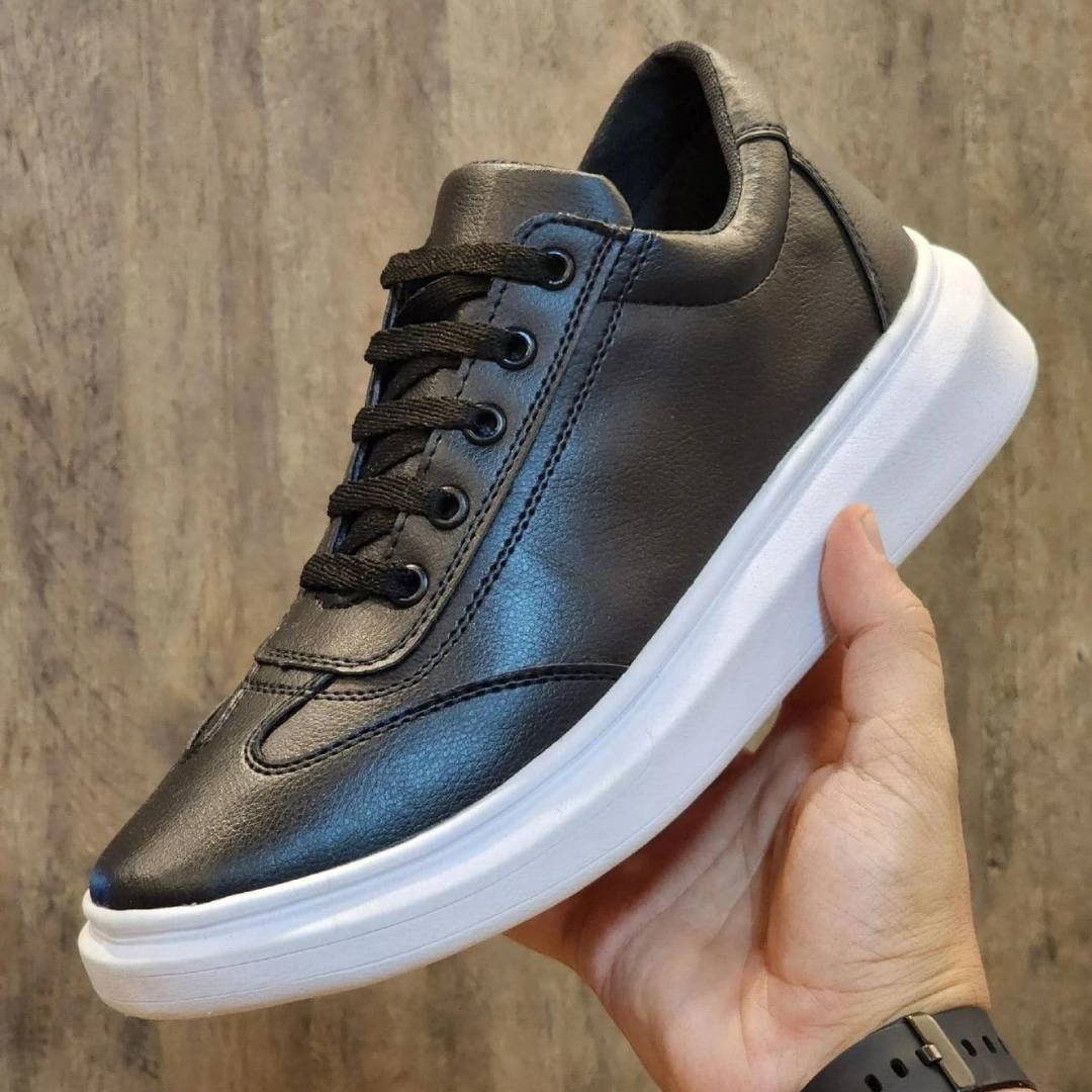 Tênis Preto Masculino Casual Sola Alta Canvas Loja Viego tenis masculino tenis masculino casual tenis preto tenis preto masculino Tênis tênis masculino preto Tênis Preto Masculino Casual Sola Alta Canva