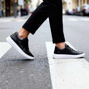 Tênis Preto Masculino Casual Sola Alta Canvas Loja Viego tenis masculino tenis masculino casual tenis preto tenis preto masculino Tênis tênis masculino preto Tênis Preto Masculino Casual Sola Alta Canva