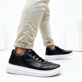 Tênis Preto Masculino Casual Sola Alta Canvas Loja Viego tenis masculino tenis masculino casual tenis preto tenis preto masculino Tênis tênis masculino preto Tênis Preto Masculino Casual Sola Alta Canva