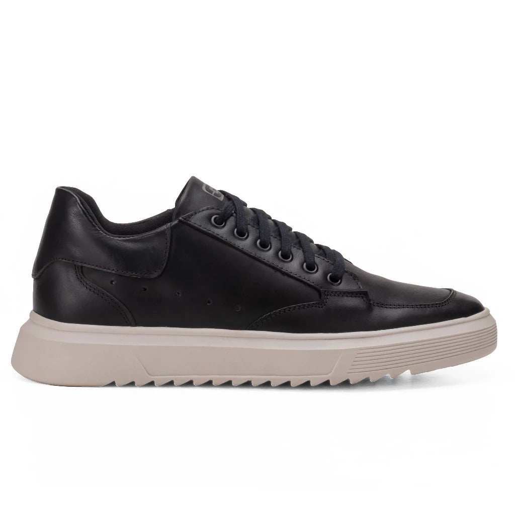Tênis Preto Masculino Casual Sola Alta Sneaker Viego Loja Viego tenis masculino tenis masculino casual tenis preto tenis preto masculino Tênis Tênis Branco Masculino Tênis Preto Masculino Casual Sola Alta Sneaker Viego