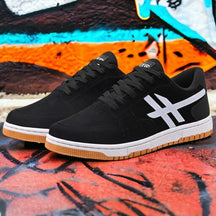 Tênis Masculino Casual Nyc Skatista Viego Preto Branco Loja Viego tenis masculino tenis masculino casual Tênis tênis confortável masculino Tênis Masculino Casual Nyc Skatista Viego tênis masculino dia a dia tênis masculino estiloso