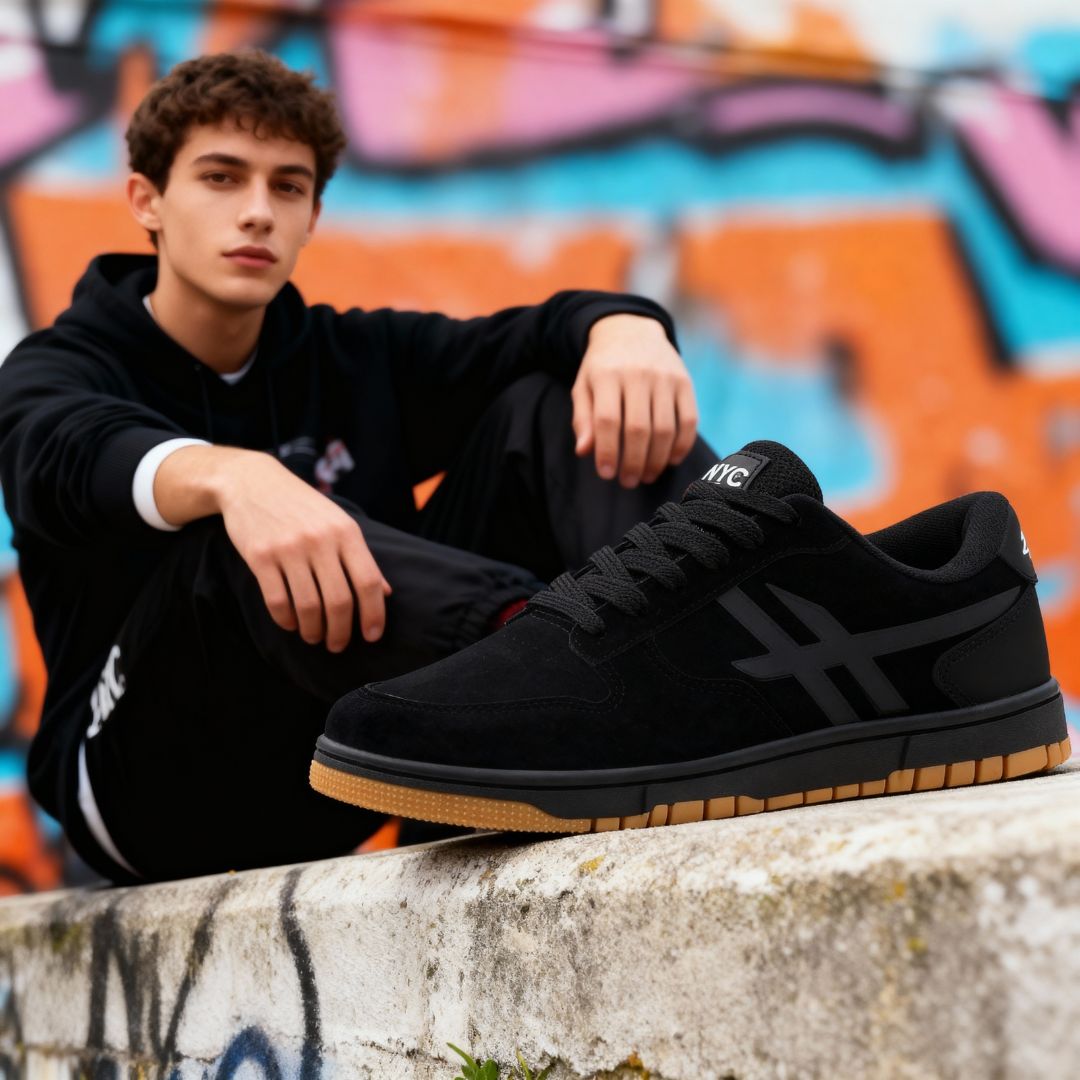 Tênis Masculino Casual Nyc Skatista Viego Loja Viego tenis masculino tenis masculino casual Tênis tênis confortável masculino Tênis Masculino Casual Nyc Skatista Viego tênis masculino dia a dia tênis masculino estiloso