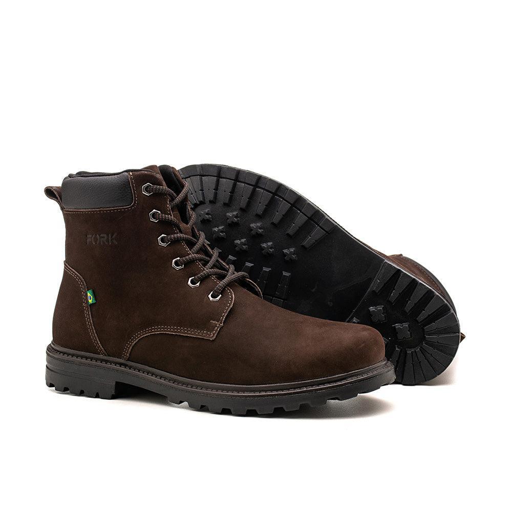 Bota Masculina Couro Ben Café Loja Viego bota masculina bota masculina casual bota masculina couro Bota Masculina Couro Ben Café bota masculina trabalho