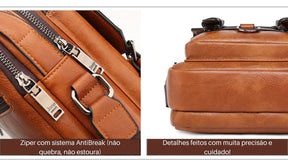 Bolsa Mochila de Couro Masculina Ombro Pequena Loja Viego bolsa de ombro masculina bolsa jeep masculina bolsa masculina Bolsa Mochila de Couro Masculina Ombro Pequena bolsa para homem