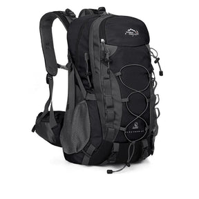 Mochila para Acampamento Resistente 40 Litros Preto loja viego camping mochila de acampamento mochila de acampamento 40l mochila para acampamento Mochila para Acampamento Resistente 40 Litros mochila para camping