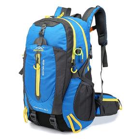 Mochila de Acampamento 40 Litros - Camping Tática Azul loja viego mochila de acampamento mochila de acampamento 40l mochila para acampamento mochila para camping