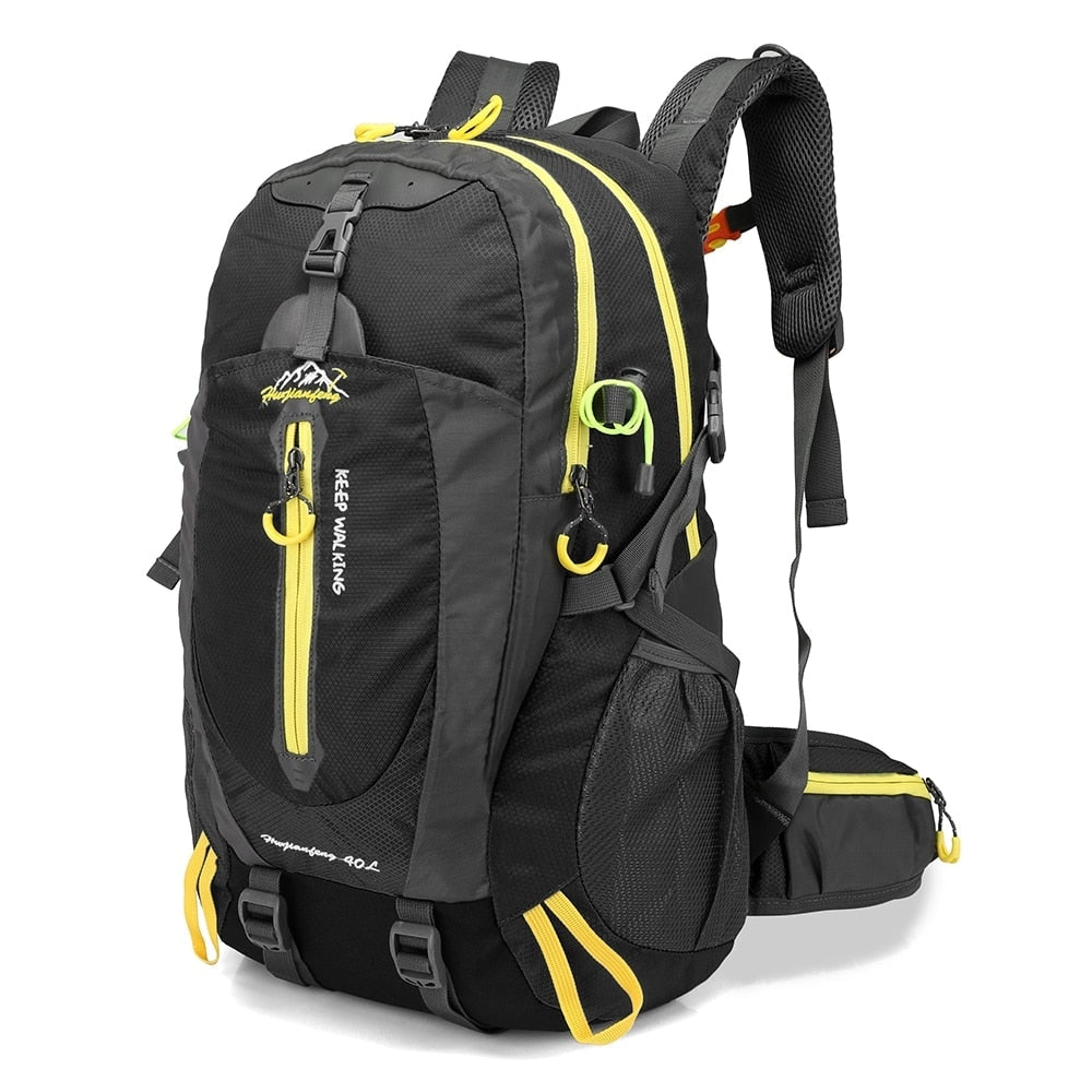 Mochila de Acampamento 40 Litros - Camping Tática Preto loja viego mochila de acampamento mochila de acampamento 40l mochila para acampamento mochila para camping