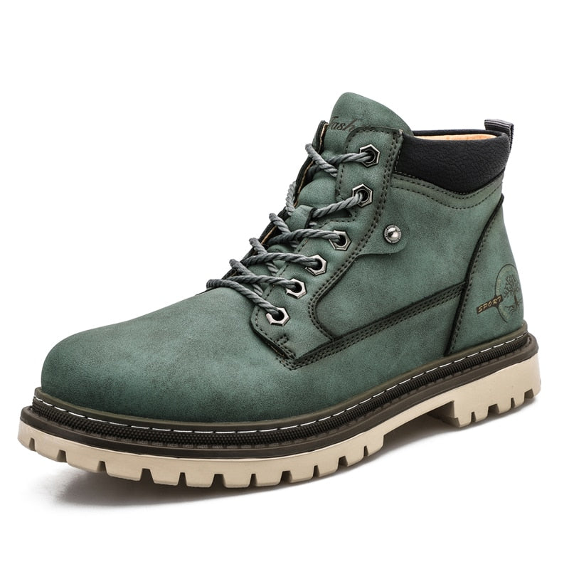 Bota Masculina Casual Ankle Carbon Verde Loja Viego bota bota masculina bota masculina casual Bota Masculina Casual Ankle Carbon bota masculina trabalho