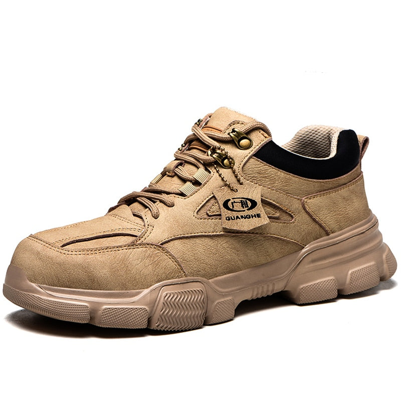 Bota Masculina Indestrutível Caqui Loja Viego bota masculina bota masculina casual bota masculina couro Bota Masculina Indestrutível bota masculina trabalho