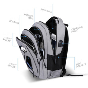 Mochila Masculina Faculdade Impermeável Resistente Grande loja viego mochila mochila impermeavel mochila masculina Mochila Masculina Faculdade Impermeável Resistente Grande mochila notebook mochila para notebook masculina