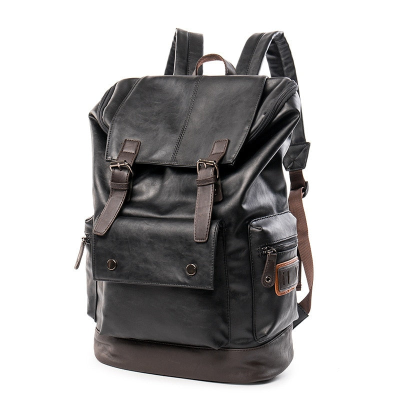 Mochila de Couro Masculino Rústica Preto Loja Viego mais vendidos mochila mochila couro masculina mochila de couro mochila de couro legítimo mochila de couro masculino Mochila de Couro Masculino Rústica mochila masculina mochila rustica